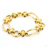  Bracelet Togggle Link Citrine 18ky 15mm 7.50" 24.91g 225040113