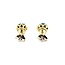 Earrings Screwback Stud 6mm Turquoise 14ky 9mm 3.7g 225040098