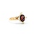 Ring 1.25ct Garnet 2.75mm Seed Pearls 10ky 13.5x10.5mm Sz7 2.1g 225040086