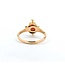 Ring 1.25ct Garnet 2.75mm Seed Pearls 10ky 13.5x10.5mm Sz7 2.1g 225040086