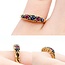 Ring .25ctw Blue Sapphire .18ctw Ruby 14ky 4.2mm Sz3.75 2.7g 225040083