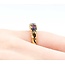Ring .25ctw Blue Sapphire .18ctw Ruby 14ky 4.2mm Sz3.75 2.7g 225040083