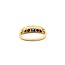 Ring .25ctw Blue Sapphire .18ctw Ruby 14ky 4.2mm Sz3.75 2.7g 225040083
