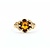 Ring Solitaire 1.75ct Cabochon Citrine 10ky 12.7mm Sz9.5 5.1g 225040079
