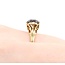 Ring Filigree 1.25ct Garnet 10ky Sz6.5 2.5g 225040067