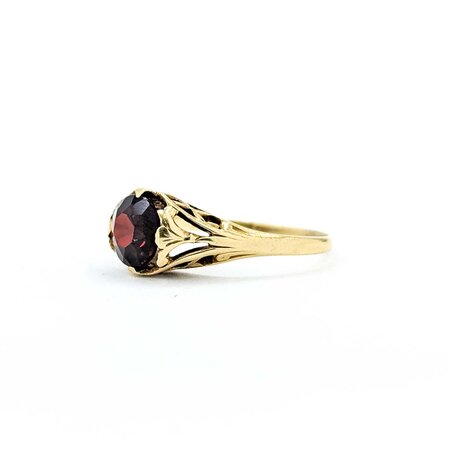 Ring Filigree 1.25ct Garnet 10ky Sz6.5 2.5g 225040067