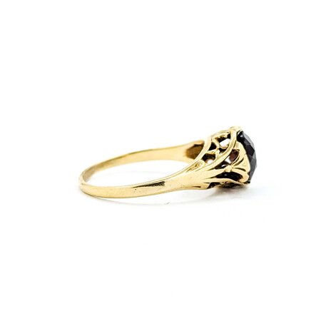 Ring Filigree 1.25ct Garnet 10ky Sz6.5 2.5g 225040067