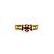 Ring Milgrain .31ct Ruby 18ky 6mm Sz7 5.2g 125040049