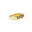 Ring Milgrain .31ct Ruby 18ky 6mm Sz7 5.2g 125040049