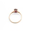 Ring Solitaire .81ct Ruby 14ky 7mm Sz5.5 1.1g 225040091