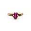Ring Solitaire .81ct Ruby 14ky 7mm Sz5.5 1.1g 225040091