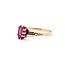 Ring Solitaire .81ct Ruby 14ky 7mm Sz5.5 1.1g 225040091