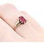 Ring Solitaire .81ct Ruby 14ky 7mm Sz5.5 1.1g 225040091