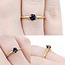 Ring Solitaire .40ct Sapphire 14ky 1.7mm Sz6 1.5g 225040092