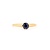 Ring Solitaire .40ct Sapphire 14ky 1.7mm Sz6 1.5g 225040092