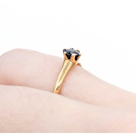 Ring Solitaire .40ct Sapphire 14ky 1.7mm Sz6 1.5g 225040092