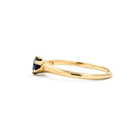 Ring Solitaire .40ct Sapphire 14ky 1.7mm Sz6 1.5g 225040092