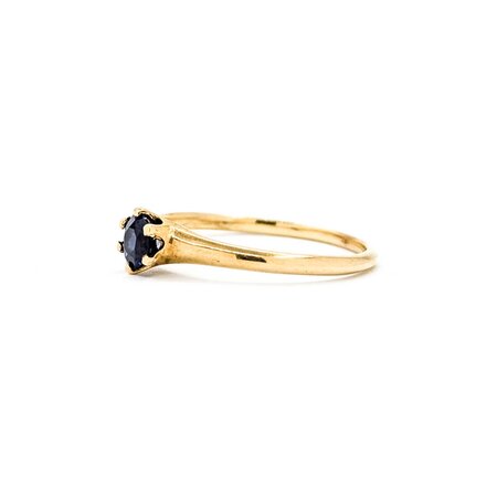 Ring Solitaire .40ct Sapphire 14ky 1.7mm Sz6 1.5g 225040092