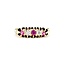 Ring .12ctw Mine Cut Diamonds .2ctw Ruby 10ky 5.6mm Sz7.75 4.4g 225040084