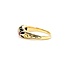 Ring .12ctw Mine Cut Diamonds .2ctw Ruby 10ky 5.6mm Sz7.75 4.4g 225040084