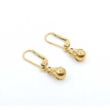  Earrings Ball Drop 14ky 1.1x.2" 2.5g 225040104
