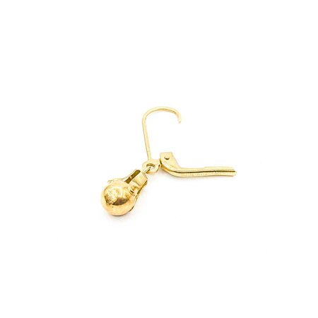 Earrings Ball Drop 14ky 1.1x.2" 2.5g 225040104