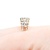 Ring 2 Row .75ctw Round Diamonds 14ky 8mm Sz5 3.10g 225040055