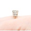 Ring 2 Row .75ctw Round Diamonds 14ky 8mm Sz5 3.10g 225040055