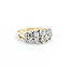 Ring 2 Row .75ctw Round Diamonds 14ky 8mm Sz5 3.10g 225040055