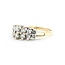 Ring 2 Row .75ctw Round Diamonds 14ky 8mm Sz5 3.10g 225040055