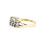 Ring 2 Row .75ctw Round Diamonds 14ky 8mm Sz5 3.10g 225040055