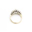 Ring 2 Row .75ctw Round Diamonds 14ky 8mm Sz5 3.10g 225040055