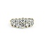 Ring 2 Row .75ctw Round Diamonds 14ky 8mm Sz5 3.10g 225040055