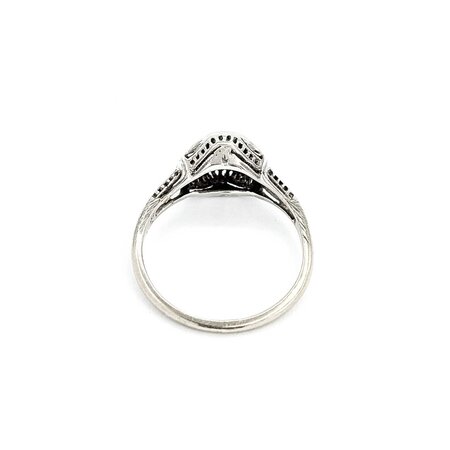 Ring Antique Early 20th Century .20ct Euro Cut Diamond 14kw sz6.5 124060761