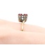 Ring 2-Stone .30ctw Ruby 14ky 8.8mm Sz7 2.1g 225040081