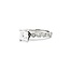 Ring Engagement .70ct Princess Cut Diamond 18kw Sz3.75 3.22g 225040143