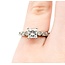 Ring Engagement .70ct Princess Cut Diamond 18kw Sz3.75 3.22g 225040143