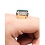 Ring .20ctw Round Diamonds 9.38ct Tourmaline 18ky Sz7 16.76g 225040116