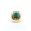 Ring .20ctw Round Diamonds 9.38ct Tourmaline 18ky Sz7 16.76g 225040116