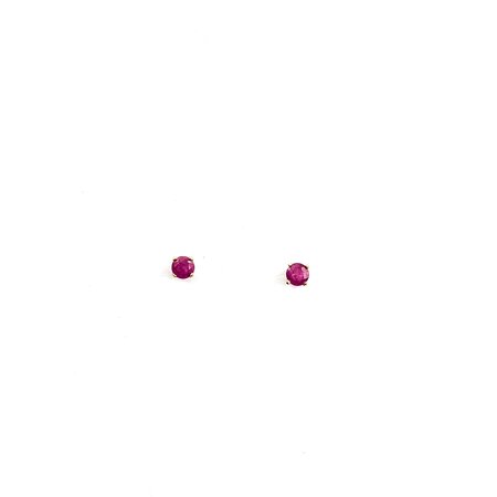 Earrings Stud .50ctw Ruby 14ky .76g 225040138