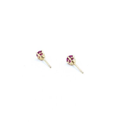Earrings Stud .50ctw Ruby 14ky .76g 225040138