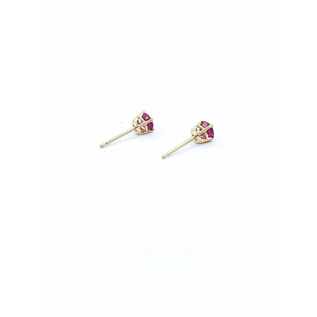 Earrings Stud .50ctw Ruby 14ky .76g 225040138