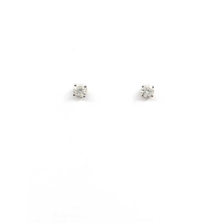 Earrings Stud .50ctw Round Diamonds 14kw .68g 225040140