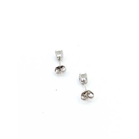 Earrings Stud .50ctw Round Diamonds 14kw .68g 225040140
