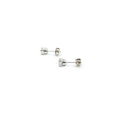 Earrings Stud .50ctw Round Diamonds 14kw .68g 225040140