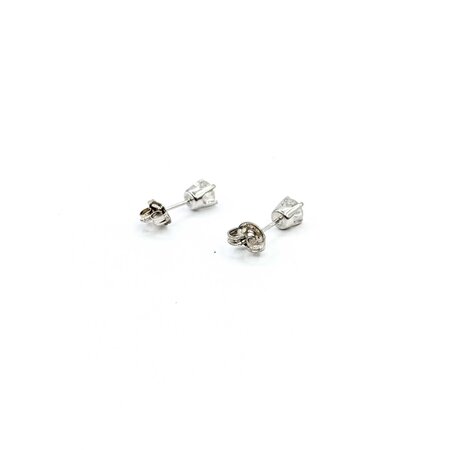 Earrings Stud .50ctw Round Diamonds 14kw .68g 225040140