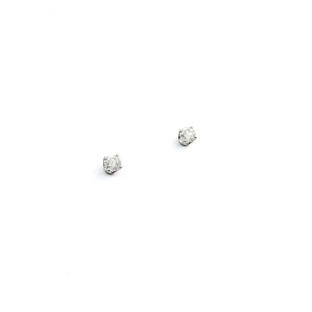Earrings Stud .50ctw Round Diamonds 14kw .68g 225040140