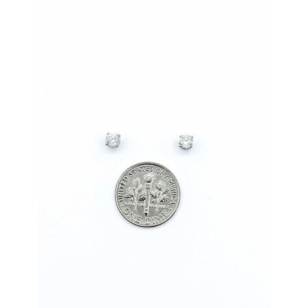 Earrings Stud .50ctw Round Diamonds 14kw .68g 225040140
