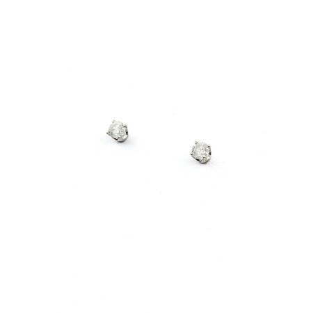 Earrings Stud .50ctw Round Diamonds 14kw .68g 225040140