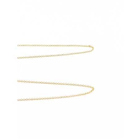 Necklace Chain Link 14ky 1.1mm 16" 1.1g 125040042